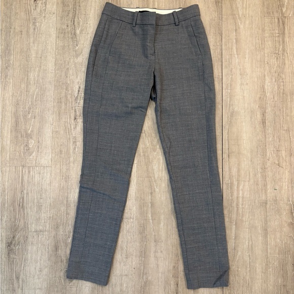 J. Crew Wool Blend Gray Dress Pants Trousers size 00 - Picture 1 of 11